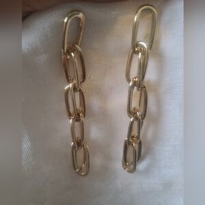 Gold Chain Link Earrings